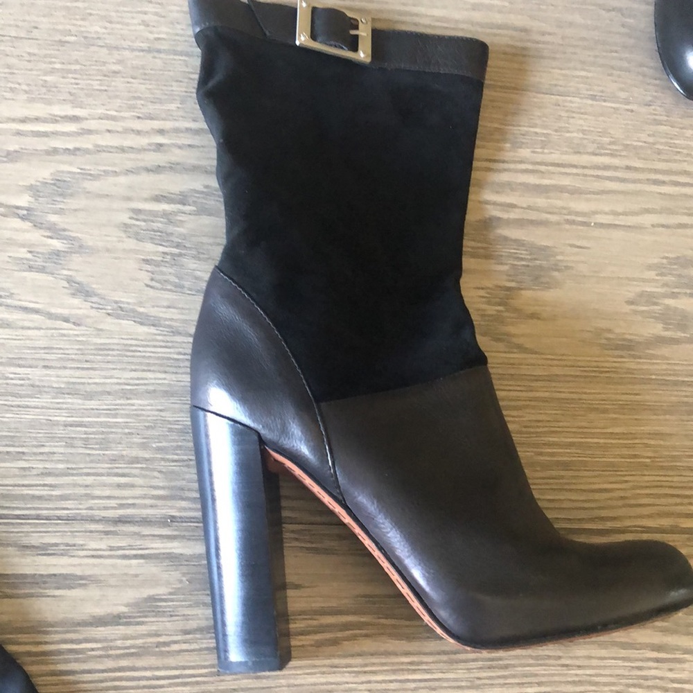 Rachel Zoe Leather & Suede slouchy boot.